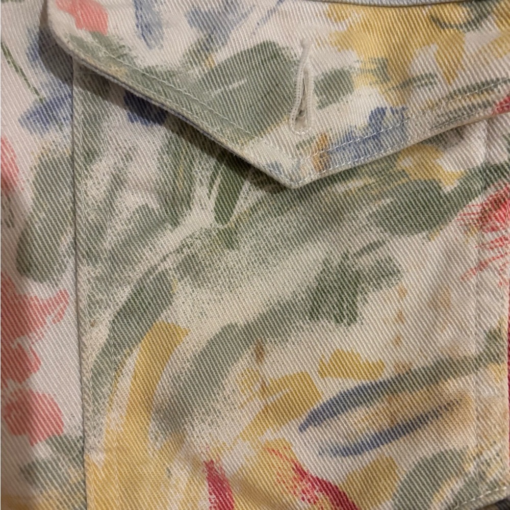 Jones New York Sport Floral Cotton Jacket with 2 matching shorts. 90s petite🎀 - Picture 8 of 15
